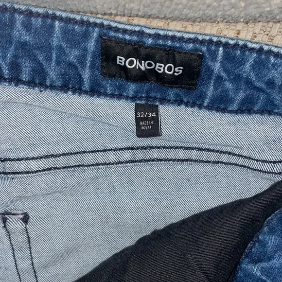 Bonobos Premium Jeans, Size 32 x 34. Athletic slim fit. - Picture 3 of 3